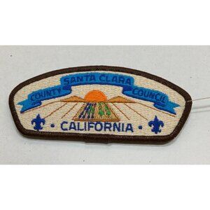 Boy Scout Patch Santa Clara County Council California BSA Vintage Embroidered